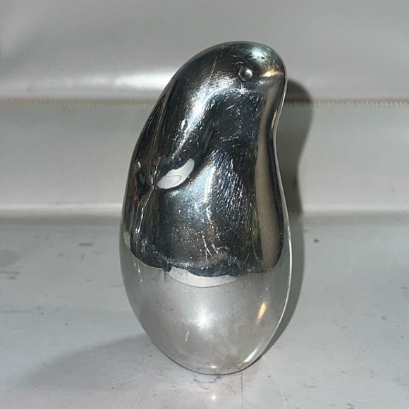 Lot of 3, Vintage Leo Schimanszky Chrome Modernist Hamster, Bunny and Koi? - Picture 4 of 15